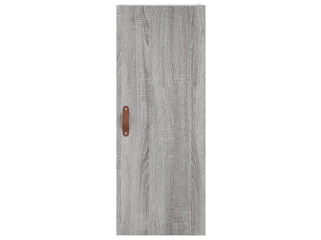 Bovenkast 34,5x34x90 cm grijs sonoma eikenkleurig