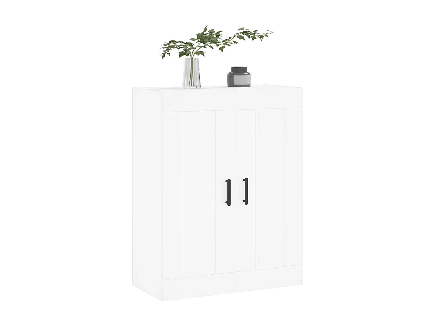 Armoire murale blanc 69,5x34x90 cm bois d'ingénierie