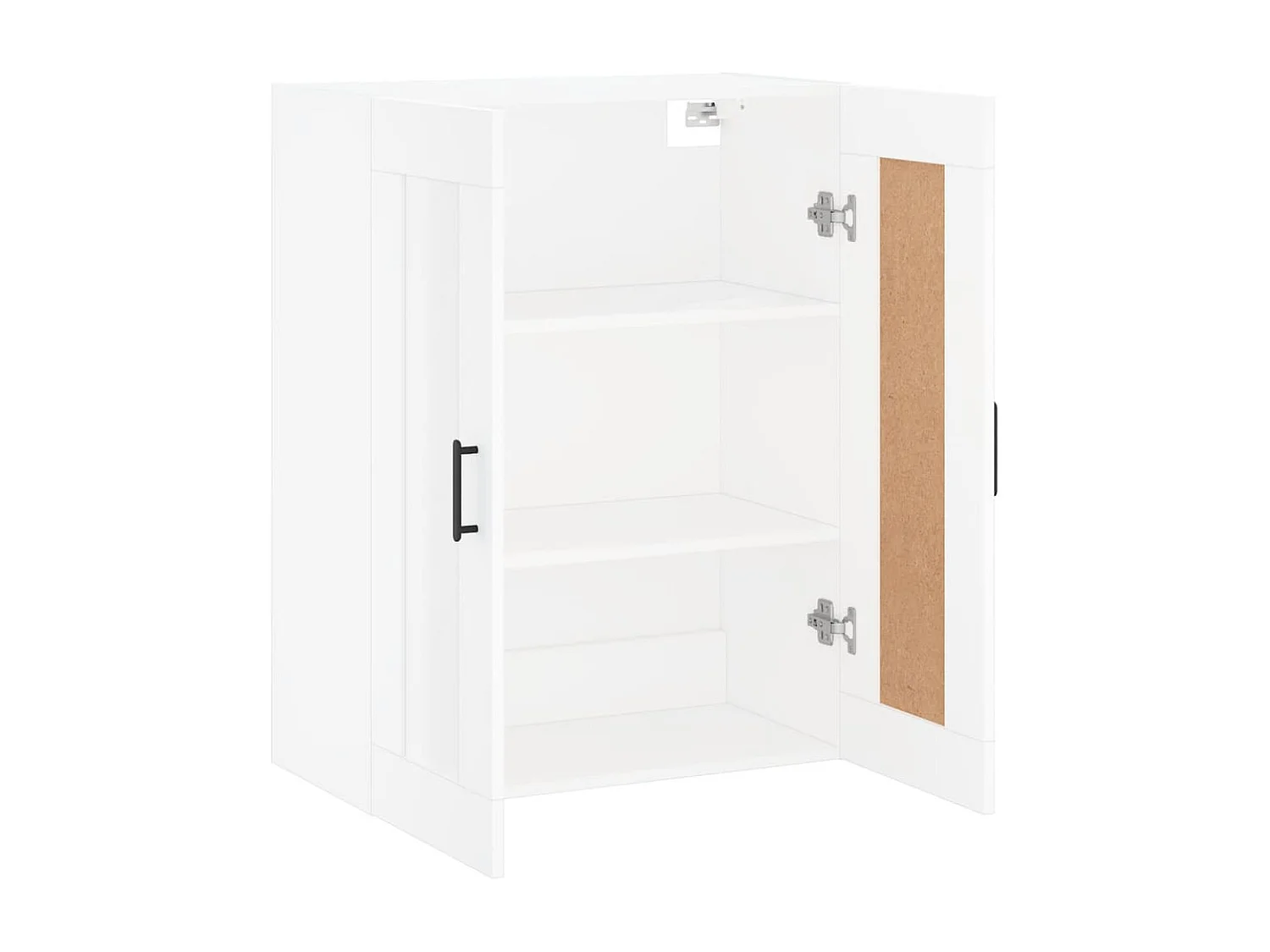Armoire murale blanc 69,5x34x90 cm bois d'ingénierie