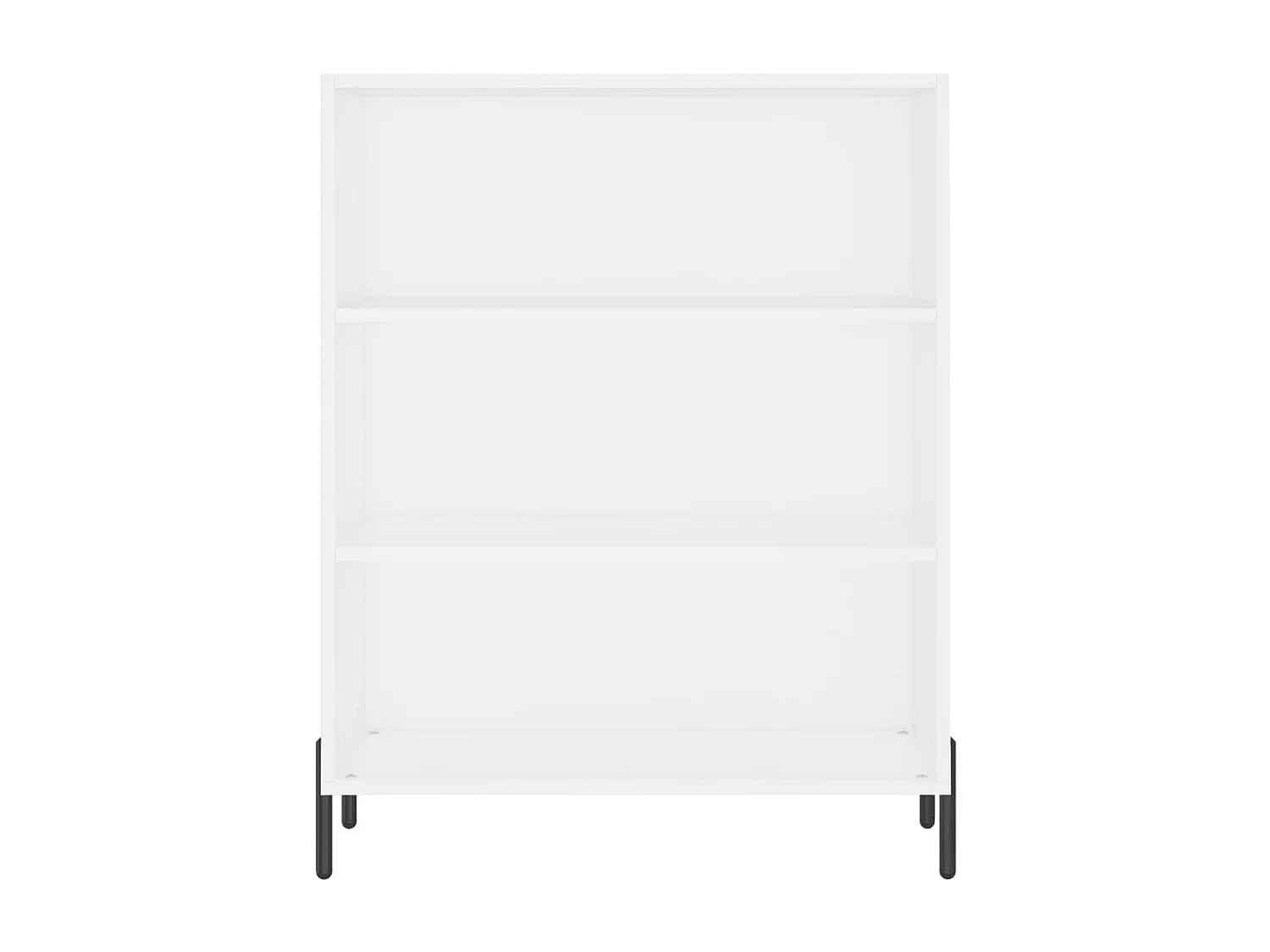 Buffet haut Blanc 69,5x34x180 cm Bois d'ingénierie