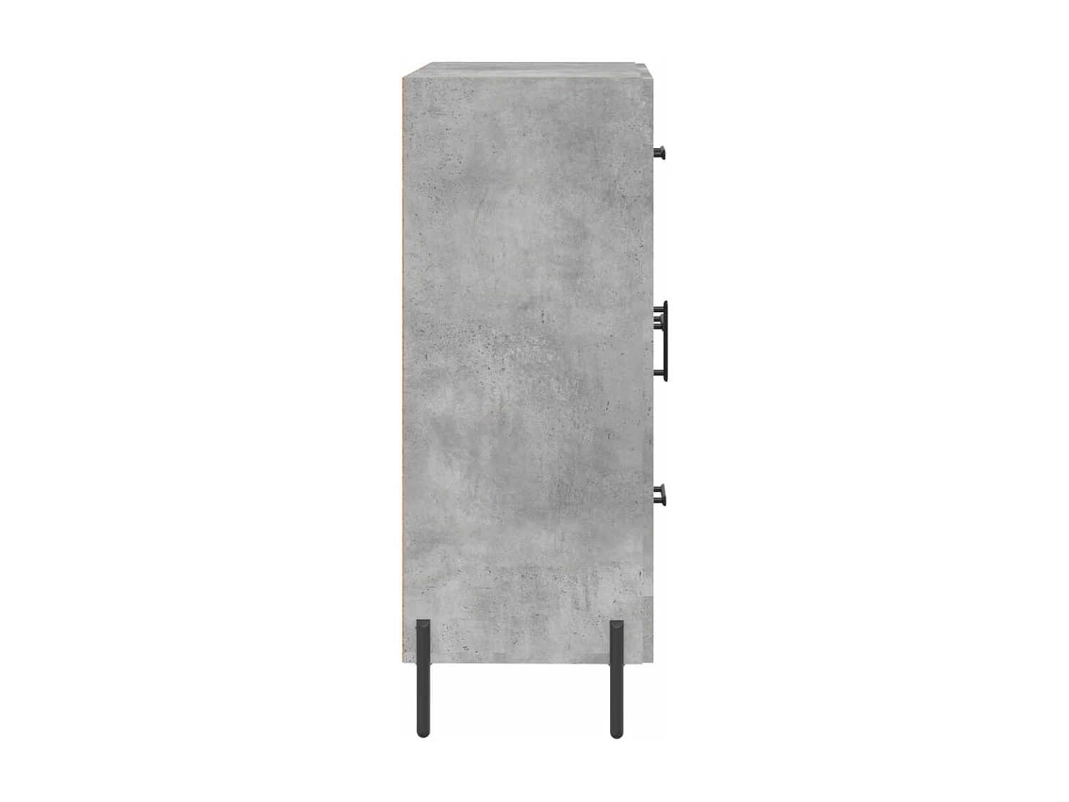 Buffet gris béton 69,5x34x90 cm bois d'ingénierie