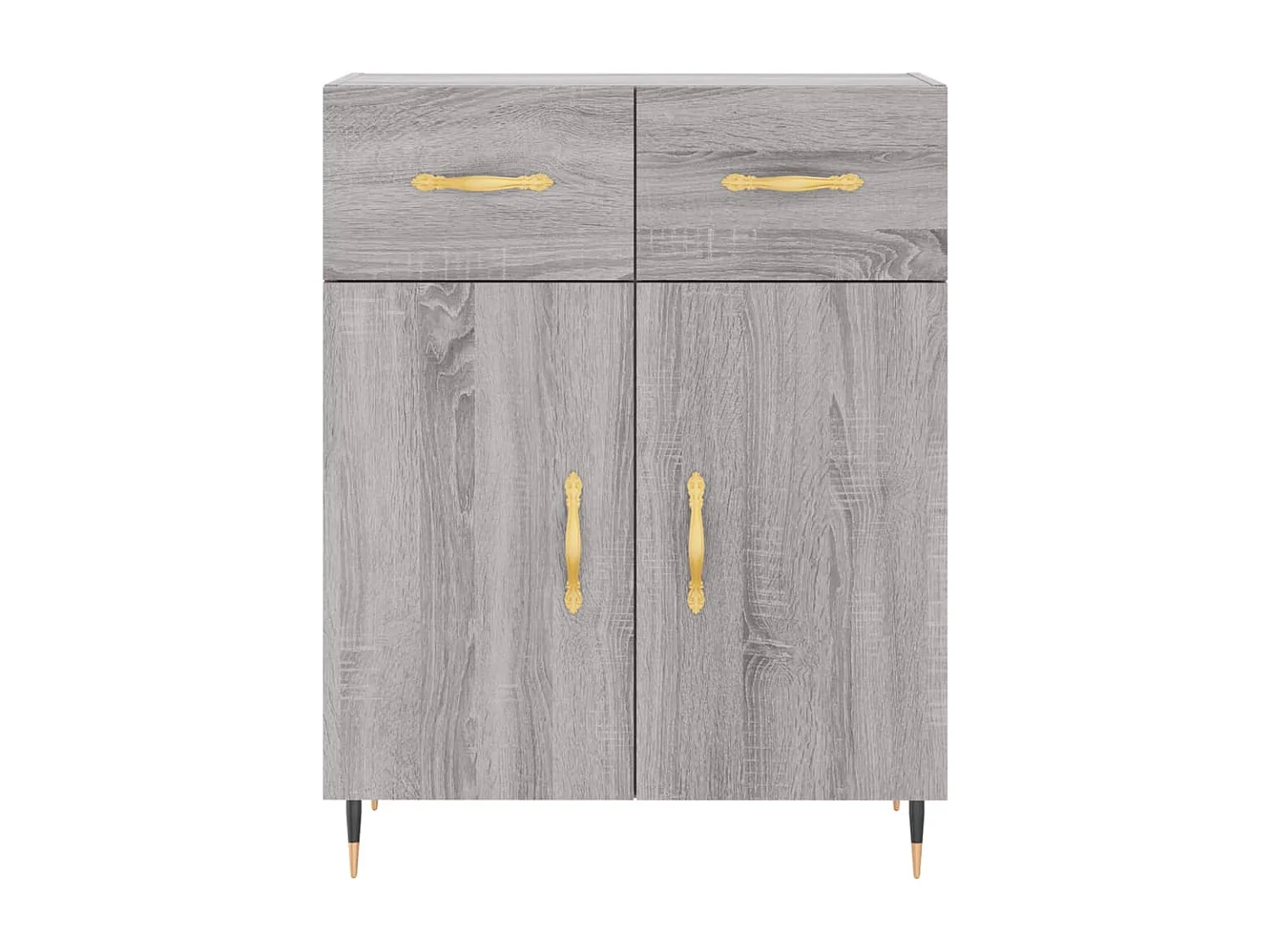 Buffet sonoma gris 69,5x34x90 cm bois d'ingénierie