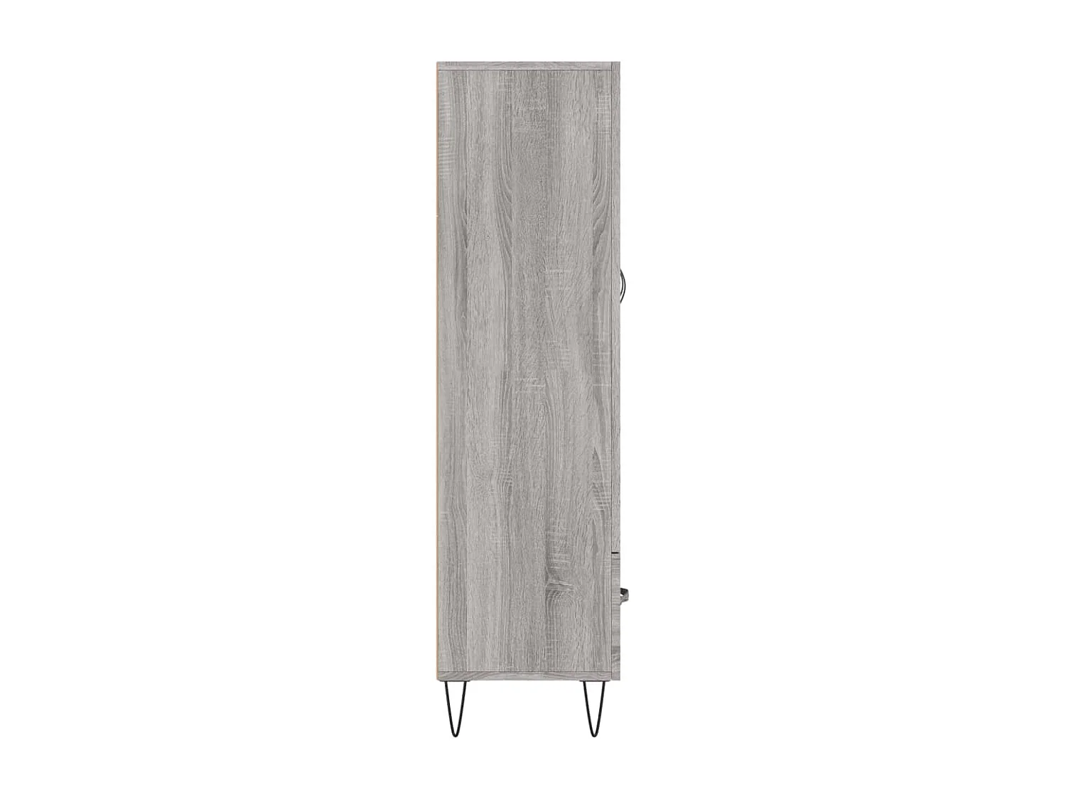 Buffet haut sonoma gris 69,5x31x115 cm bois d'ingénierie