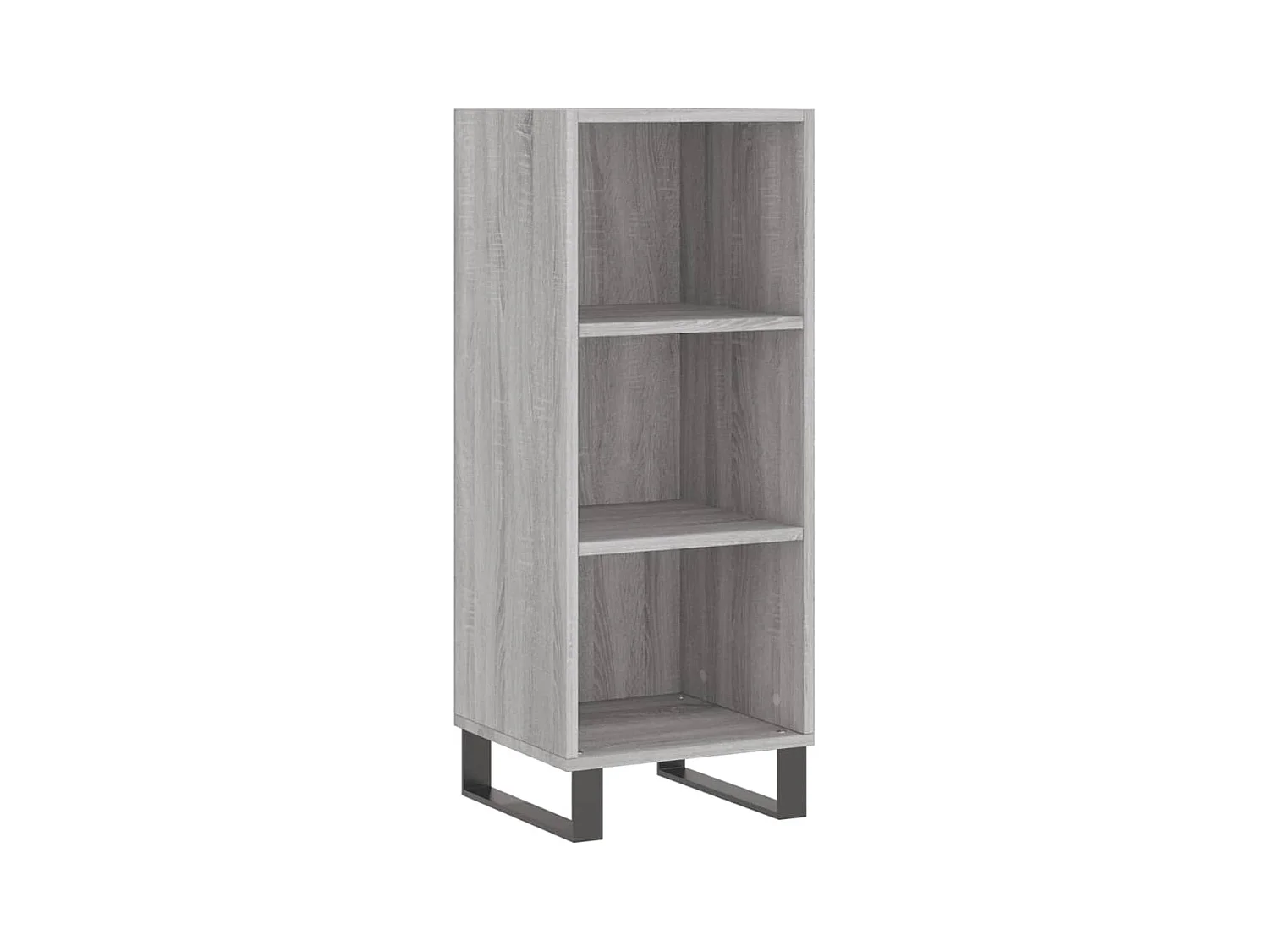 Highboard Grau Sonoma 34,5x34x180 cm Holzwerkstoff