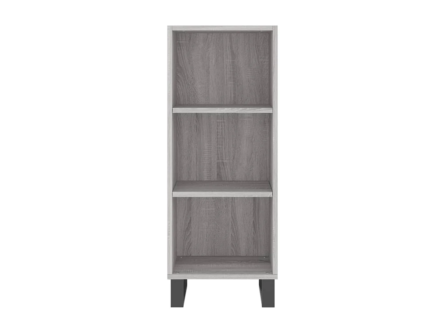 Highboard Grau Sonoma 34,5x34x180 cm Holzwerkstoff