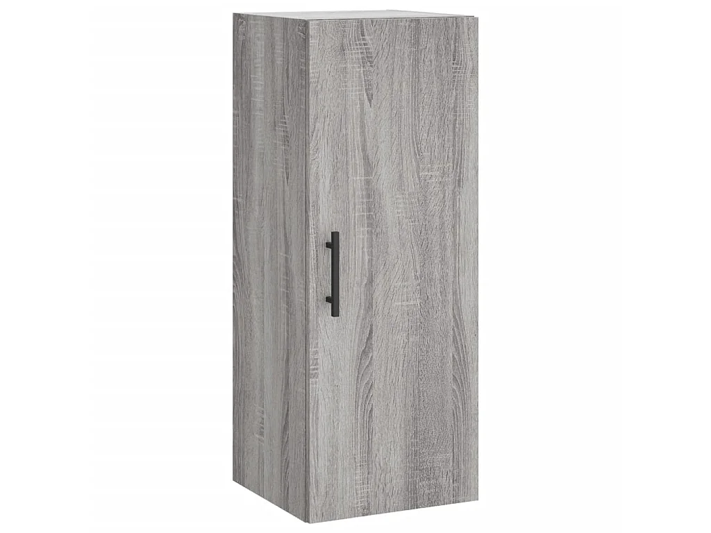 Highboard Grau Sonoma 34,5x34x180 cm Holzwerkstoff
