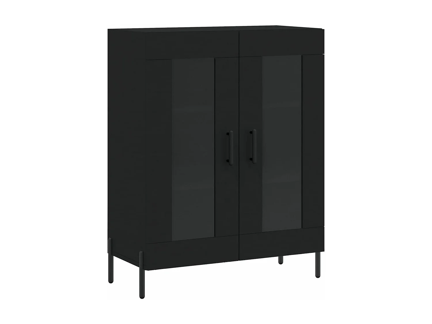 Aparador 69,5x34x90 cm derivados de madeira preto