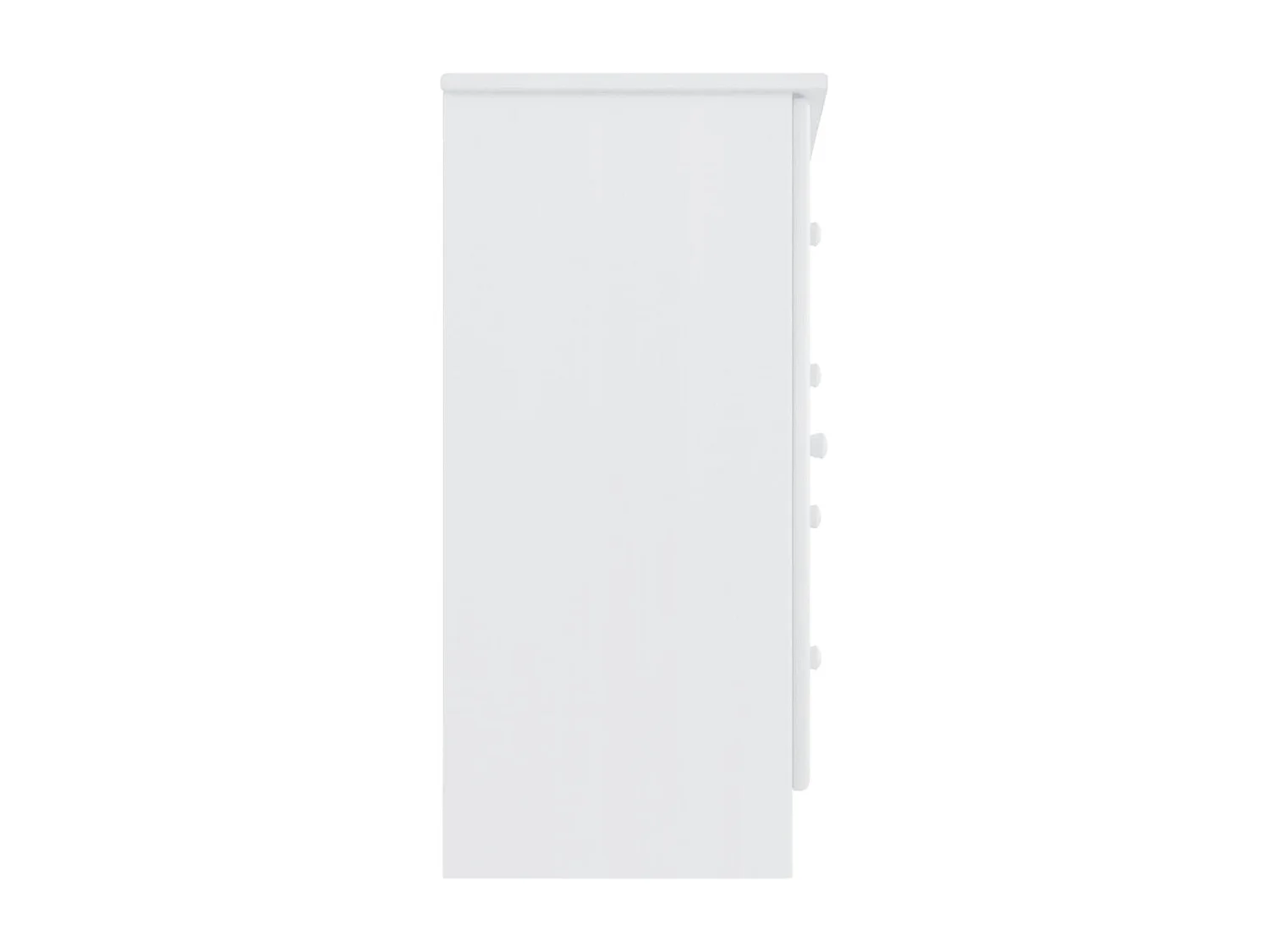 Dressoir ALTA 77x35x73 cm massief grenenhout wit