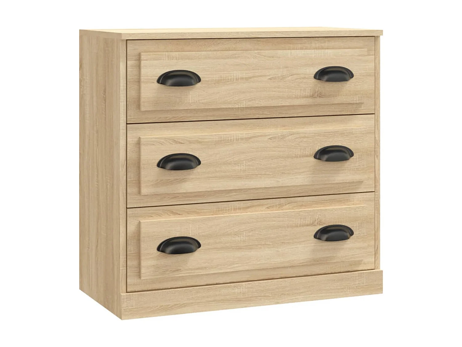 Sideboards 3 Stk. Sonoma-Eiche Holzwerkstoff