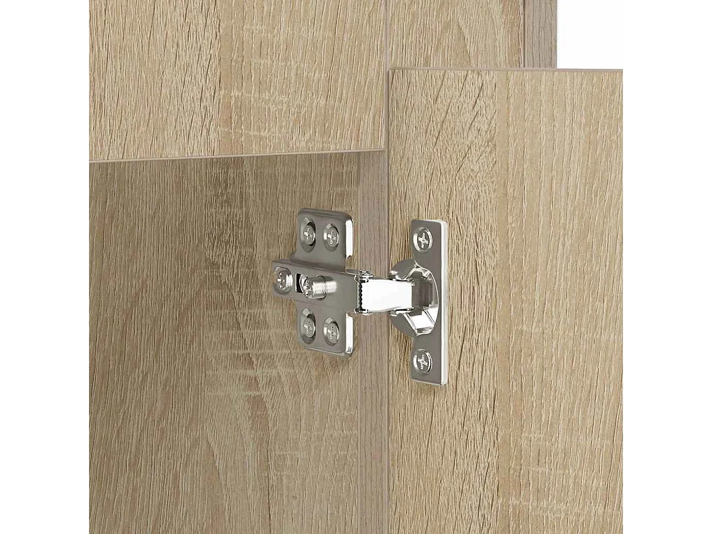 Credenze 3 pz Rovere Sonoma in Legno Multistrato
