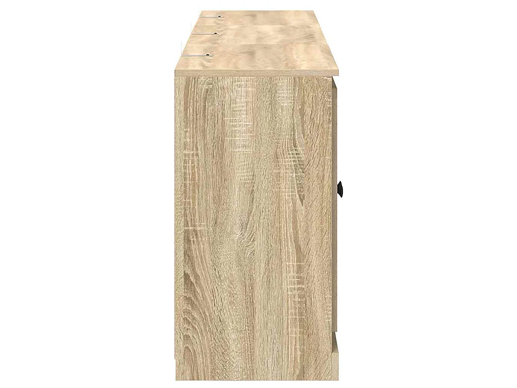 Buffets 3 pcs Chêne sonoma Bois d'ingénierie