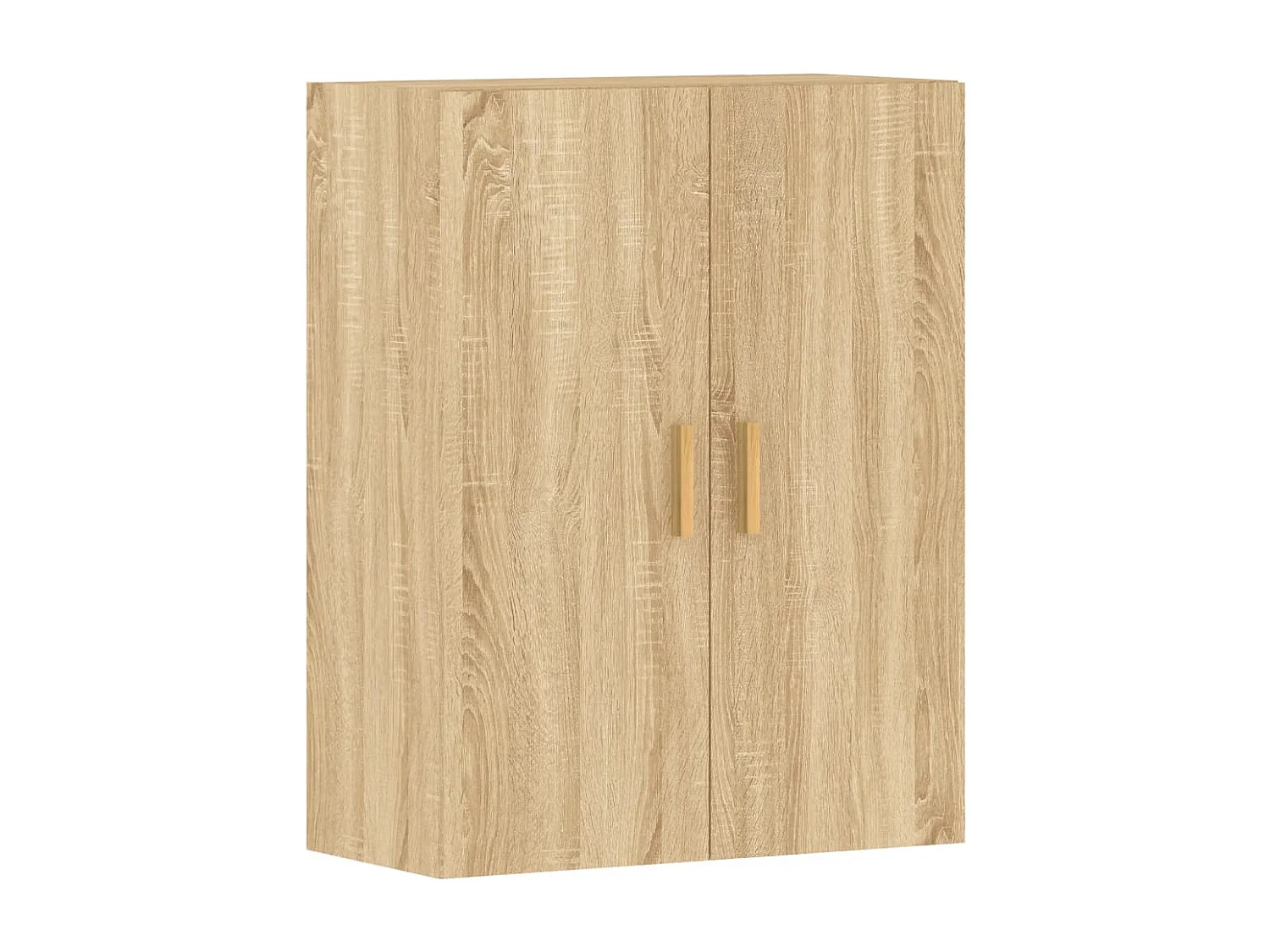 Armarios de pared 2 uds madera de ingeniería roble Sonoma