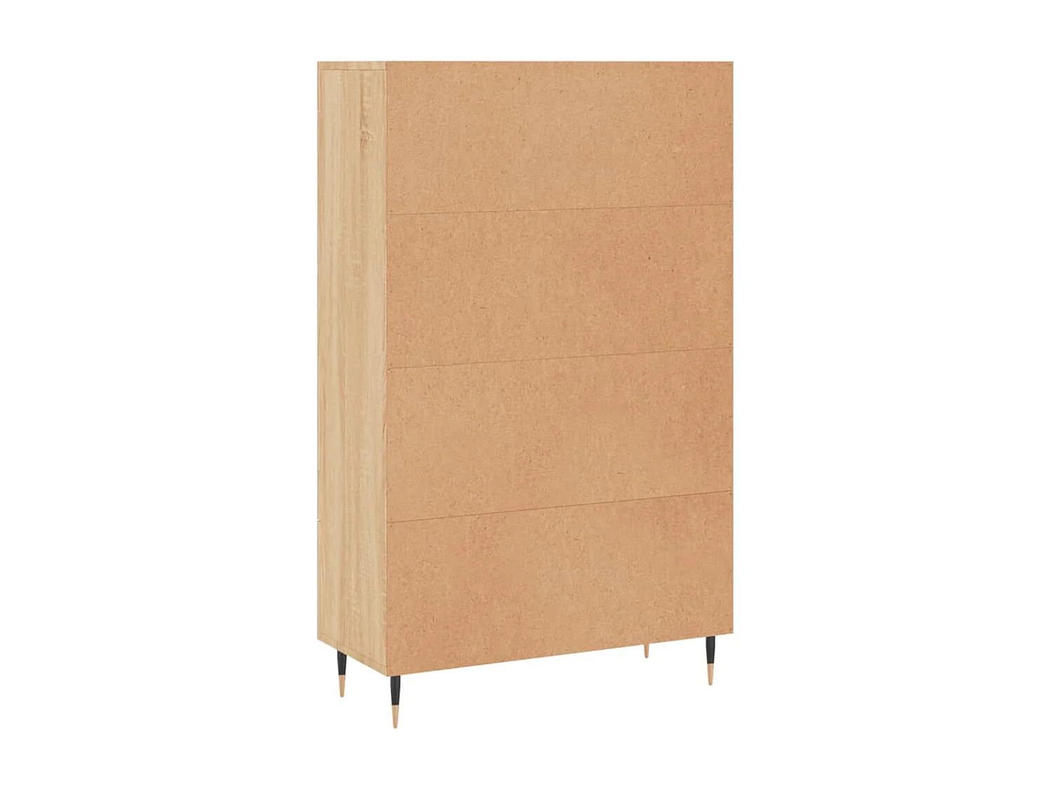 Hoge kast 69,5x31x115 cm bewerkt hout sonoma eikenkleurig