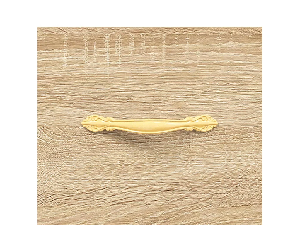 Hoge kast 69,5x31x115 cm bewerkt hout sonoma eikenkleurig