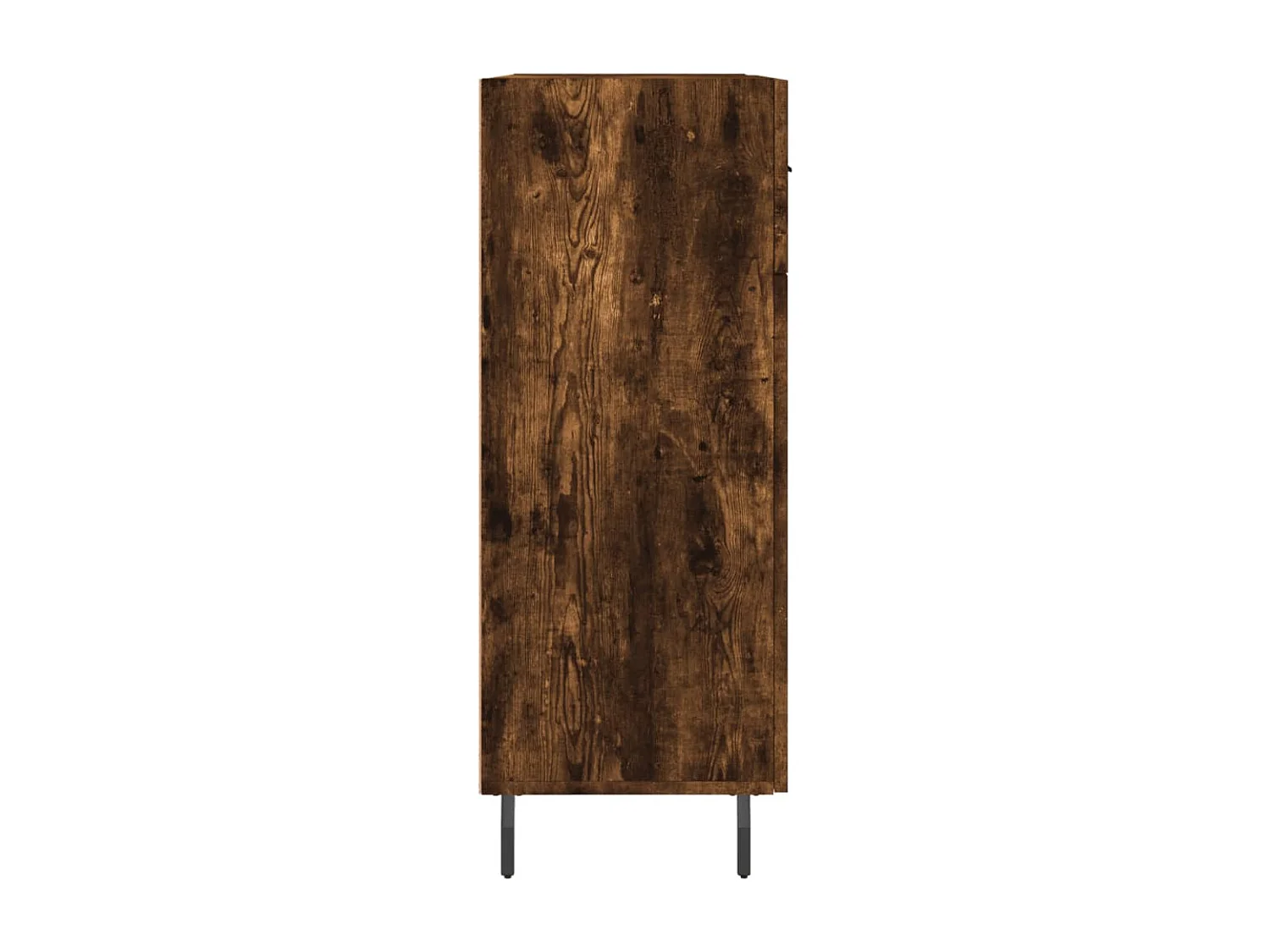 Buffet chêne fumé 69,5x34x90 cm bois d'ingénierie
