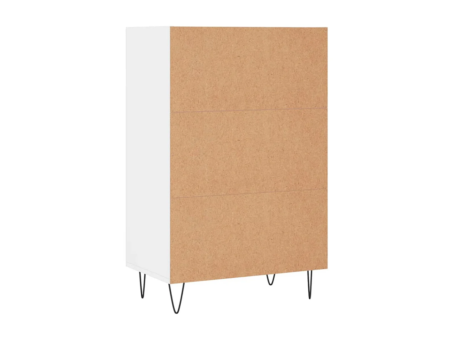 Buffet haut blanc 57x35x90 cm bois d'ingénierie