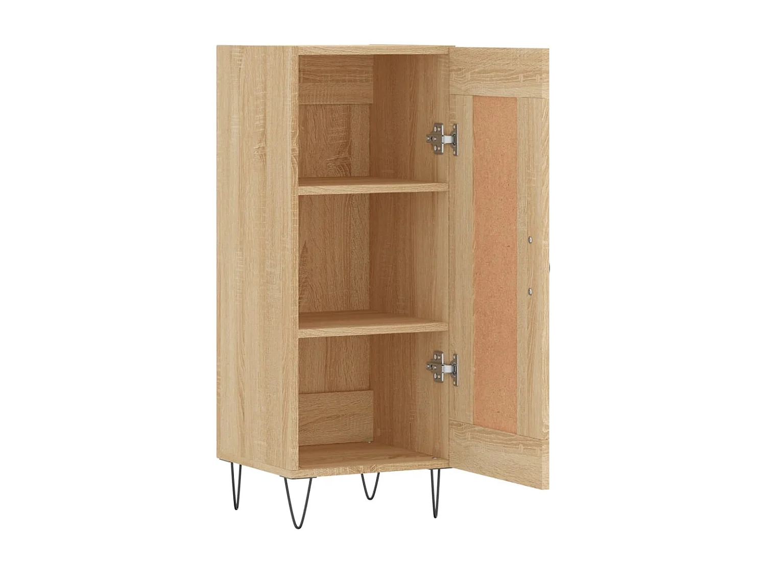 Dressoir 34,5x34x90 cm bewerkt hout sonoma eiken