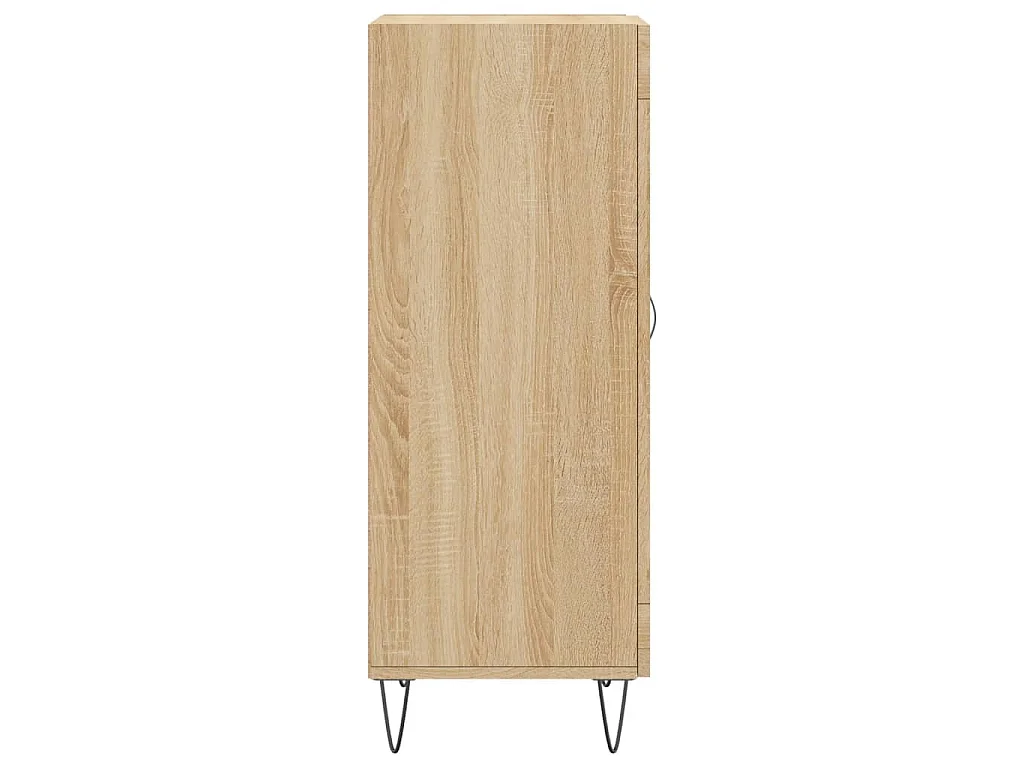 Dressoir 34,5x34x90 cm bewerkt hout sonoma eiken