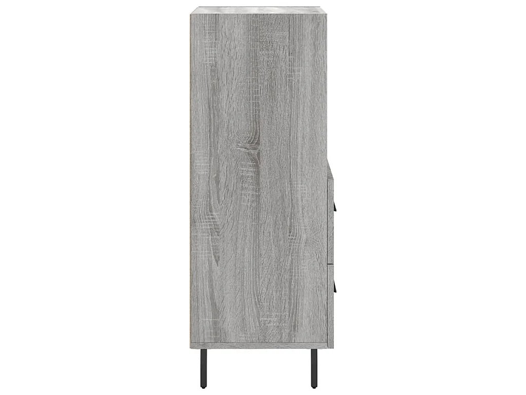 Sideboard Grau Sonoma 34,5x34x90 cm Holzwerkstoff