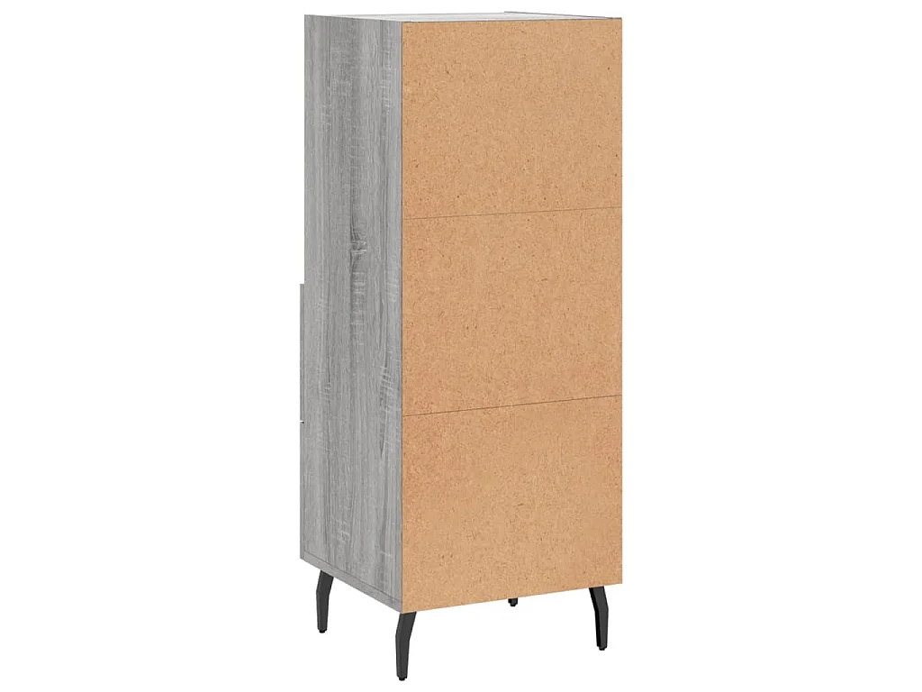 Sideboard Grau Sonoma 34,5x34x90 cm Holzwerkstoff
