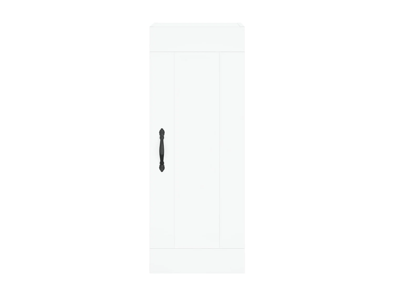 Buffet haut Blanc 34,5x34x180 cm Bois d'ingénierie