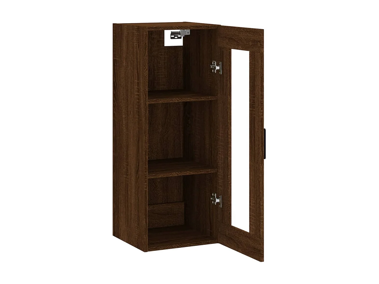 Armoire murale chêne marron 34,5x34x90 cm