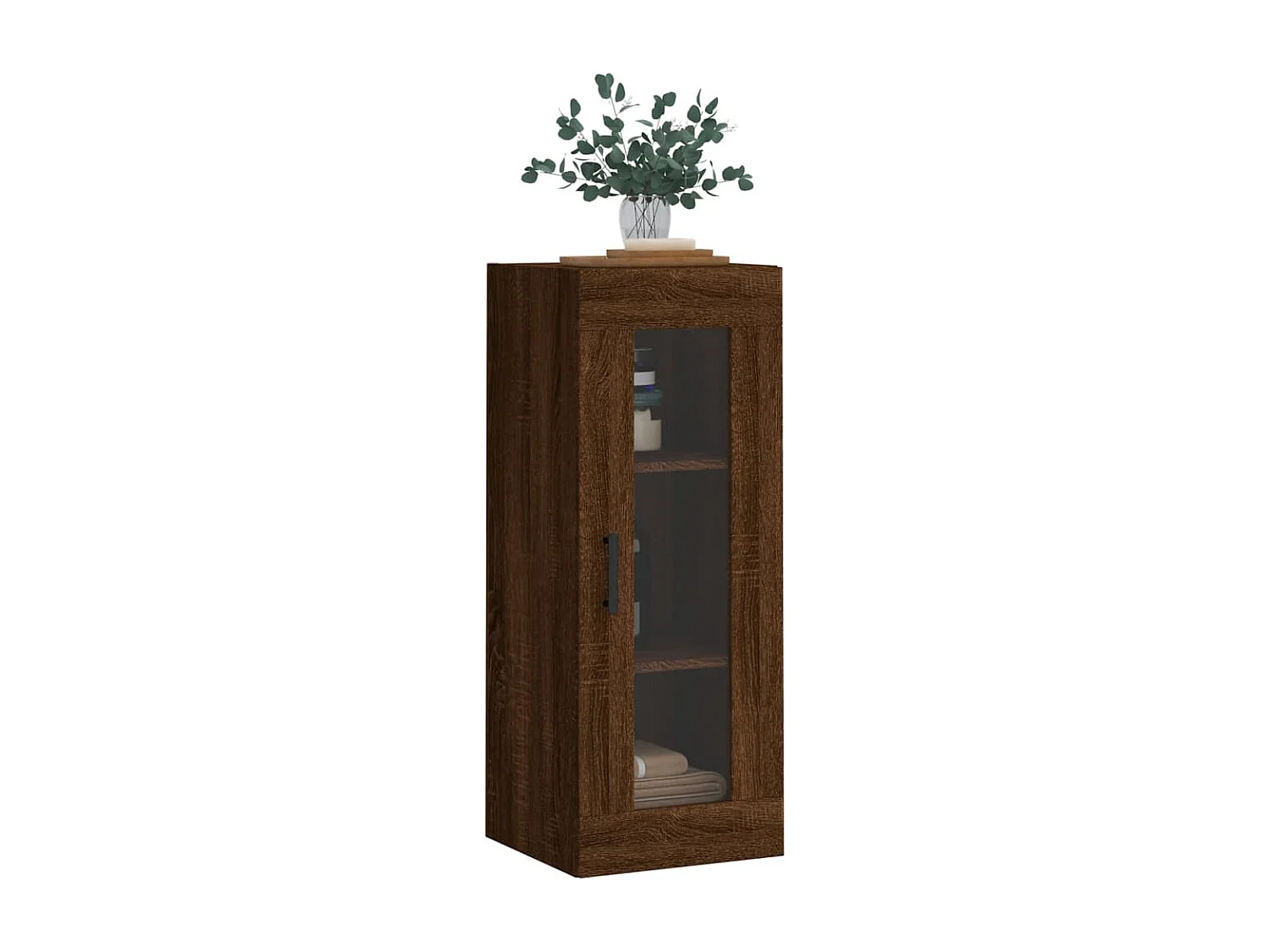 Armoire murale chêne marron 34,5x34x90 cm
