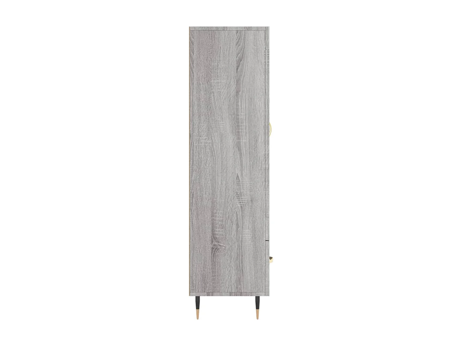 Buffet haut sonoma gris 69,5x31x115 cm bois d'ingénierie