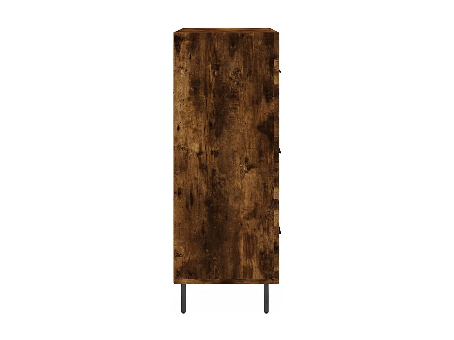 Buffet chêne fumé 69,5x34x90 cm bois d'ingénierie