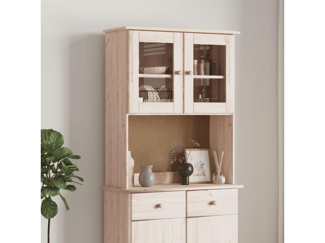 Piano Comò ALTA 77x30x92 cm in Legno Massello di Pino