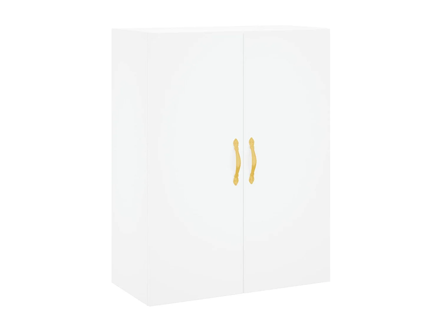 Armoire murale blanc 69,5x34x90 cm