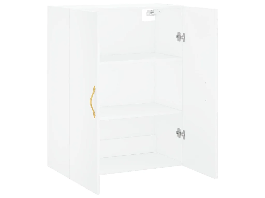 Armoire murale blanc 69,5x34x90 cm