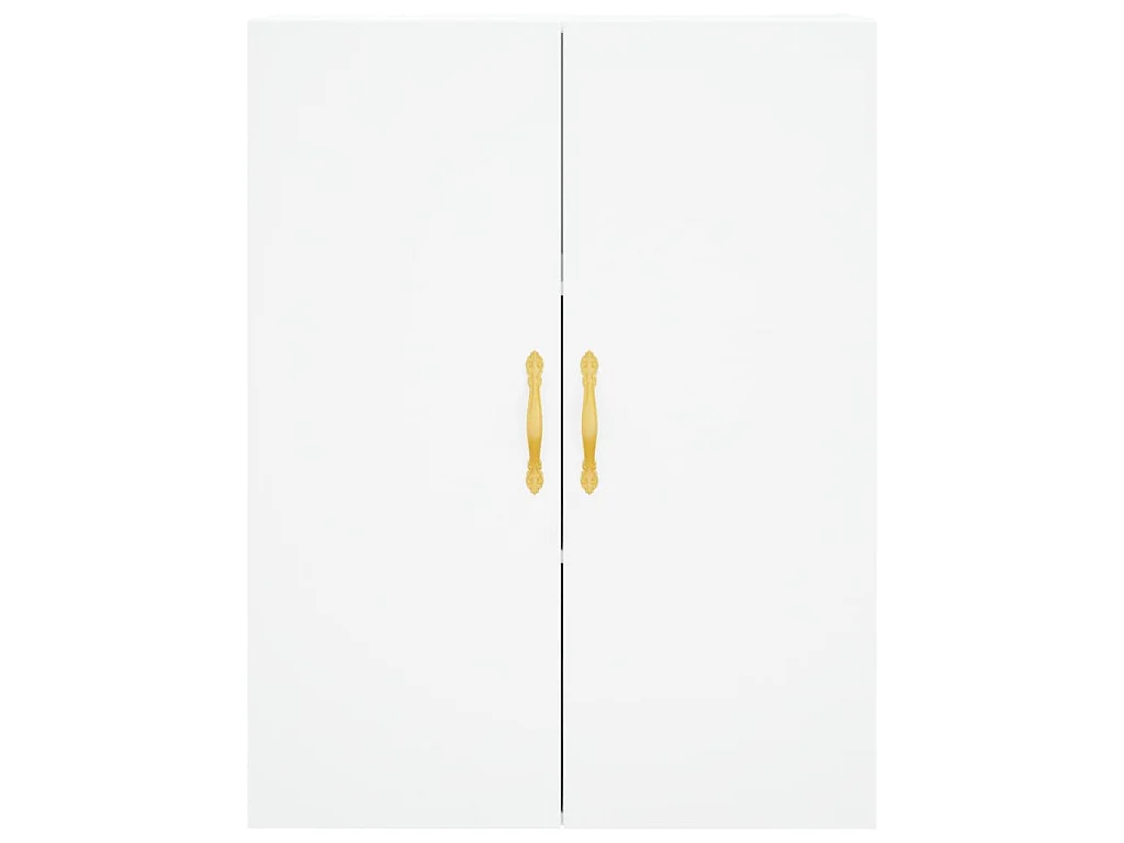 Armoire murale blanc 69,5x34x90 cm