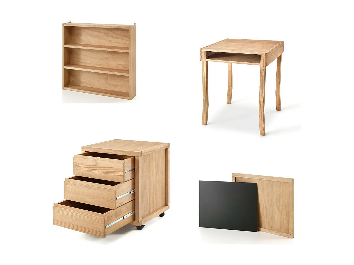 Lit évolutif bébé avec tiroir et matelas 70x120 cm bois massif bois SYA