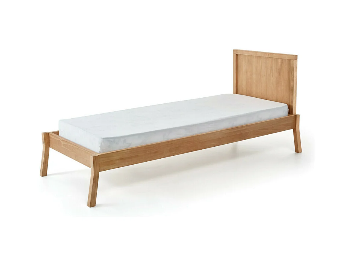 Lit évolutif bébé avec tiroir et matelas 70x120 cm bois massif bois SYA