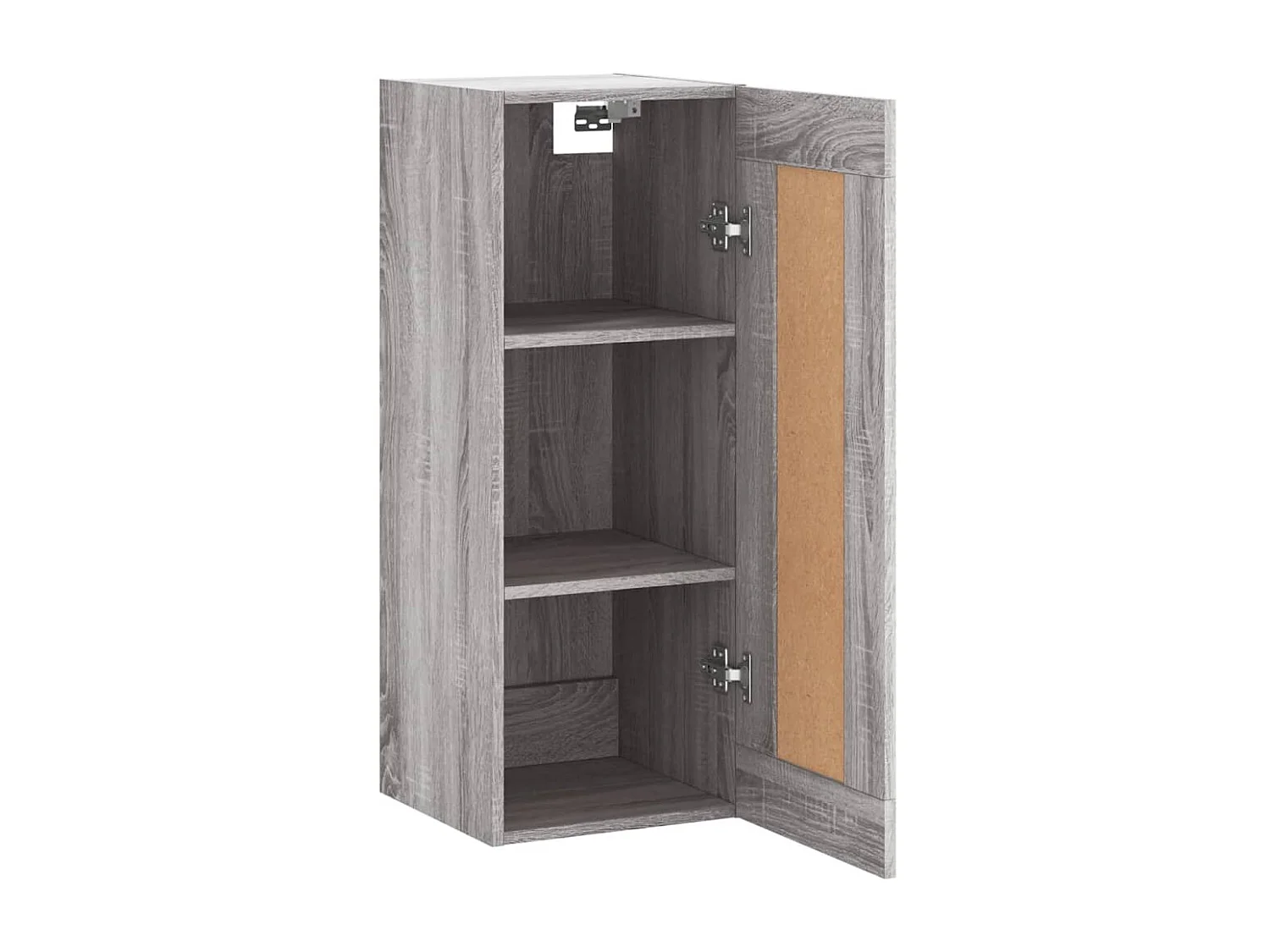 Armoire murale sonoma gris 34,5x34x90 cm bois d'ingénierie