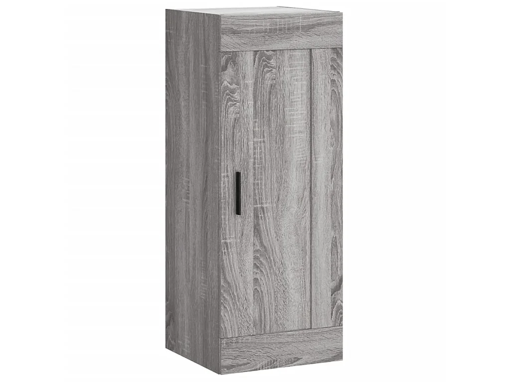 Armoire murale sonoma gris 34,5x34x90 cm bois d'ingénierie