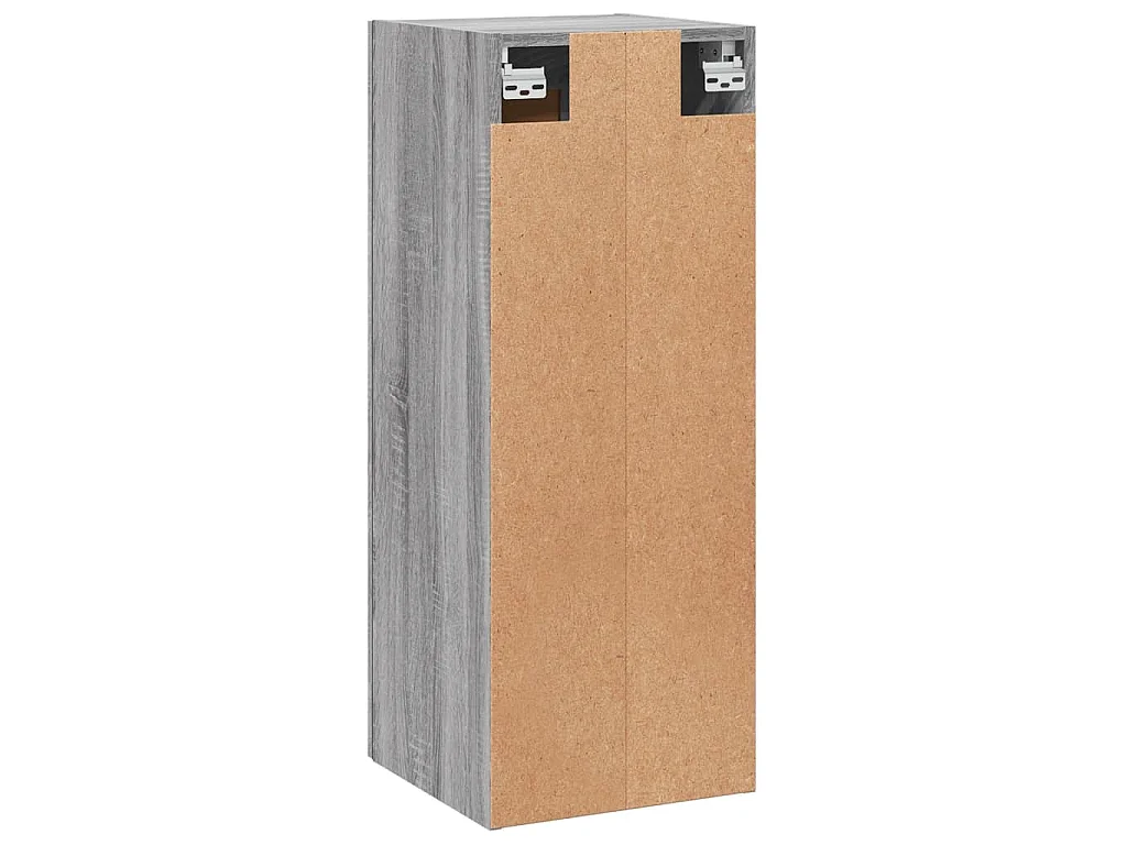 Armoire murale sonoma gris 34,5x34x90 cm bois d'ingénierie