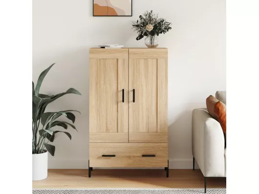 Kauf Unique Highboard Sonoma-Eiche 69,5x31x115 cm Holzwerkstoff