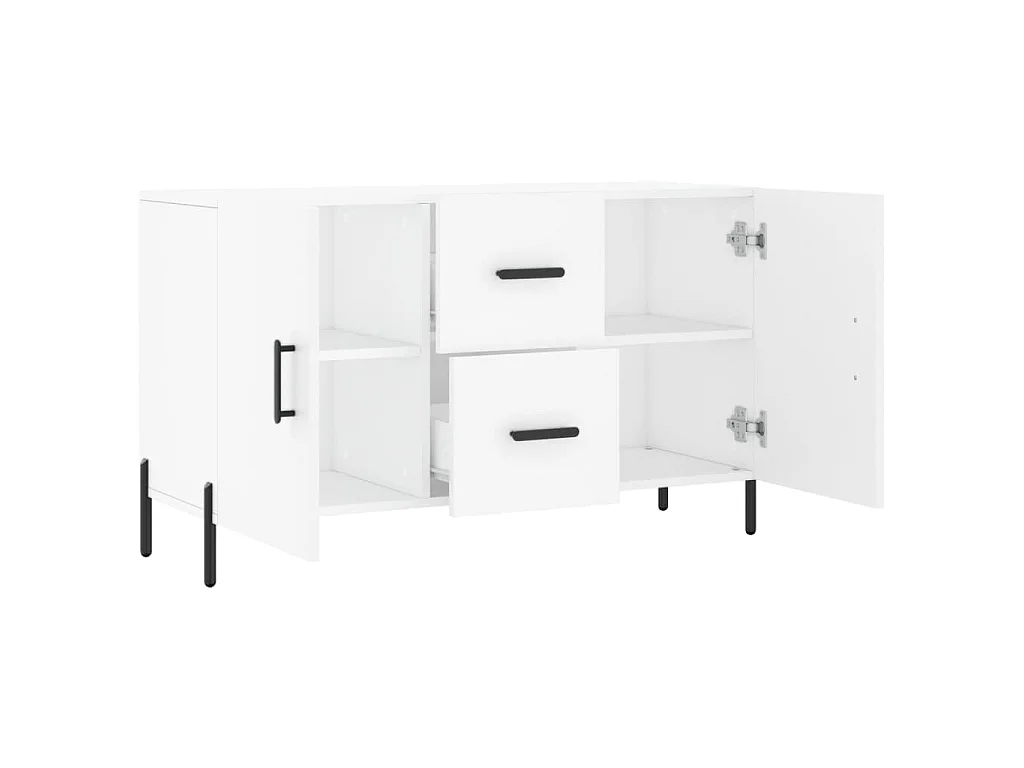 Sideboard Weiß 100x36x60 cm Holzwerkstoff