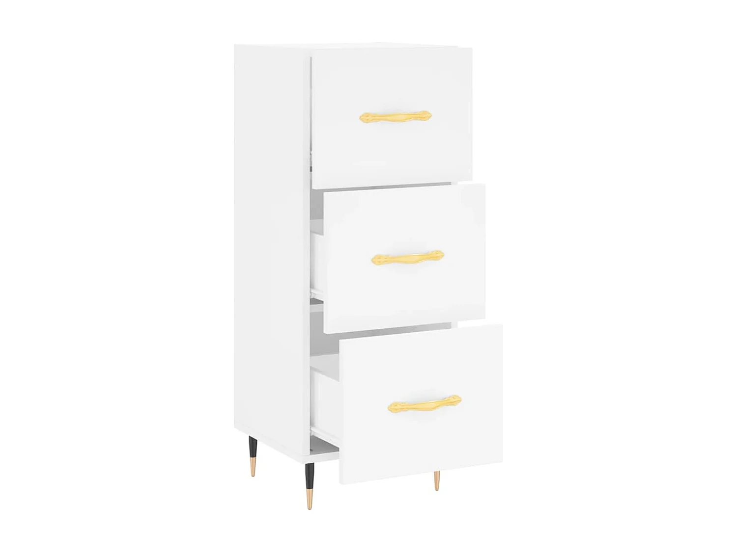 Buffet blanc 34,5x34x90 cm bois d'ingénierie