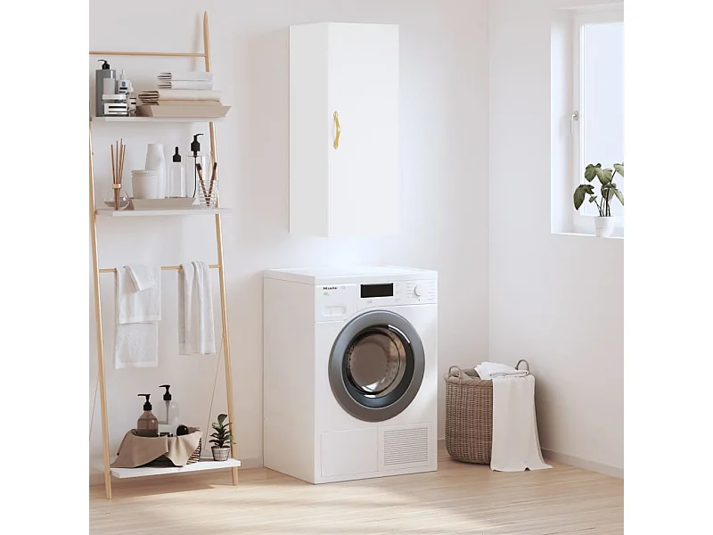 Hangkast 34,5x34x90 cm wit