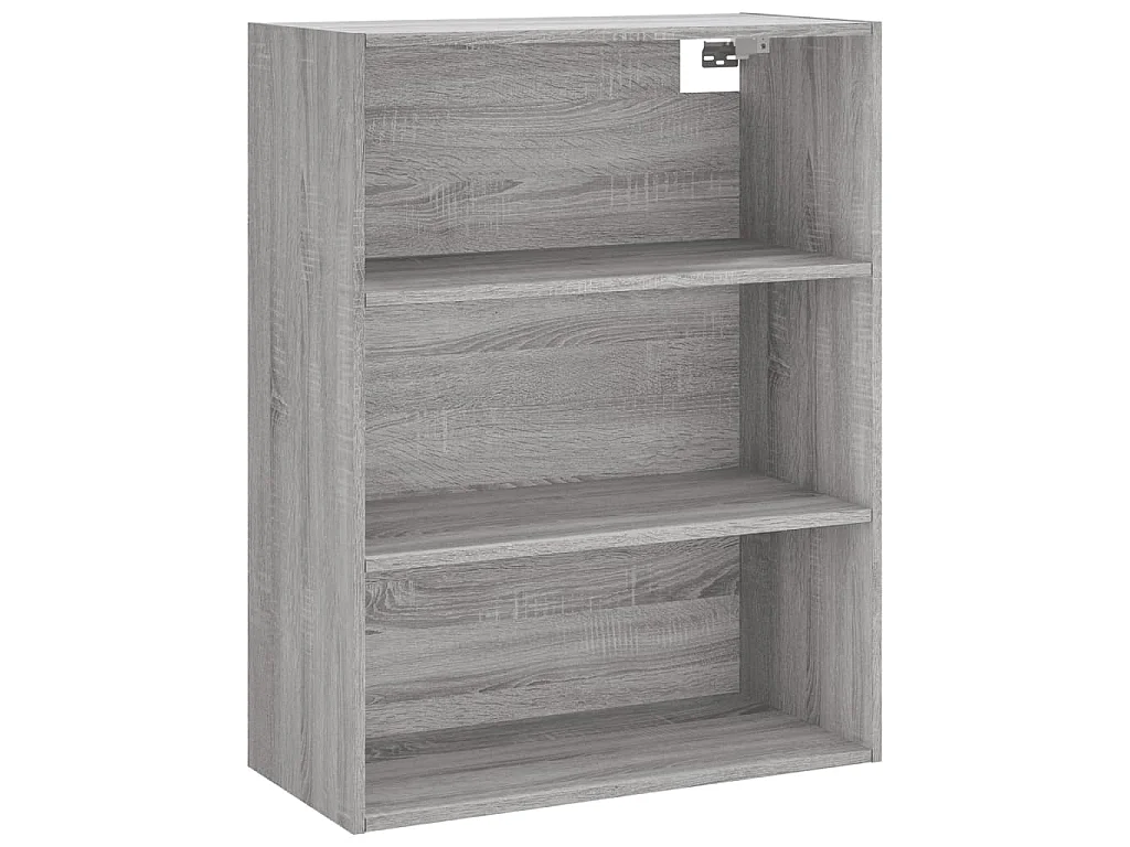 Highboard Grau Sonoma 69,5x34x180 cm Holzwerkstoff