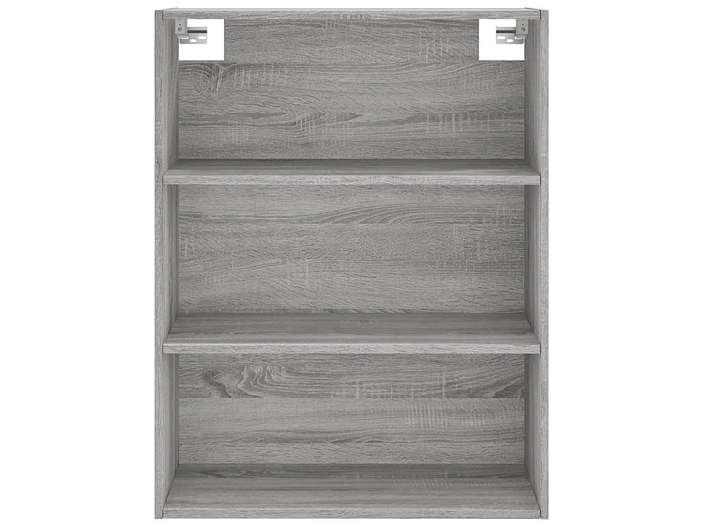 Highboard Grau Sonoma 69,5x34x180 cm Holzwerkstoff