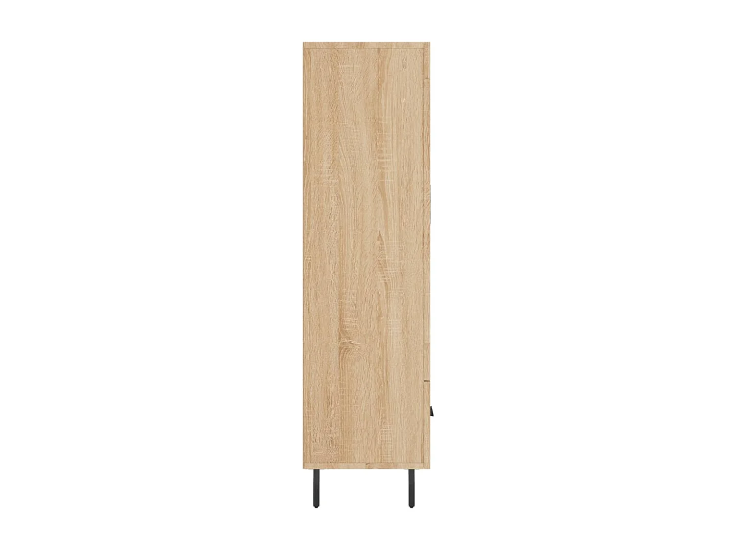 Buffet haut chêne sonoma 69,5x31x115 cm bois d'ingénierie