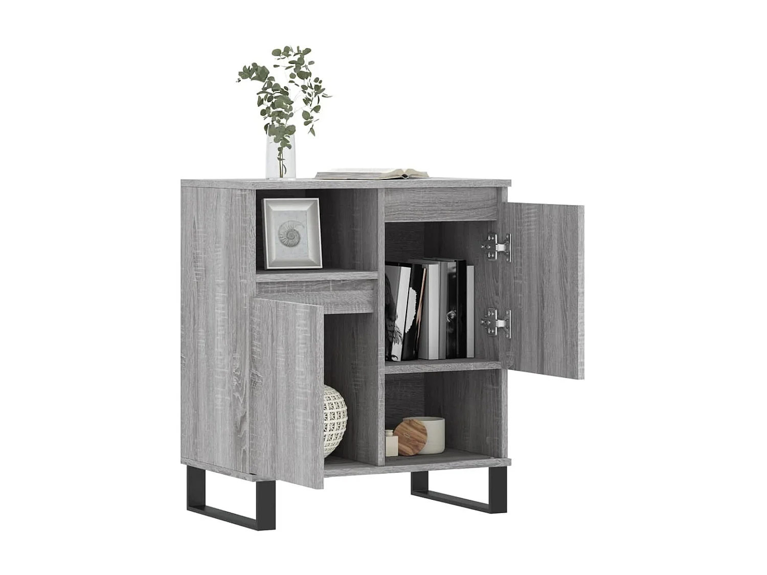 Buffet Sonoma gris 60x35x70 cm Bois d'ingénierie