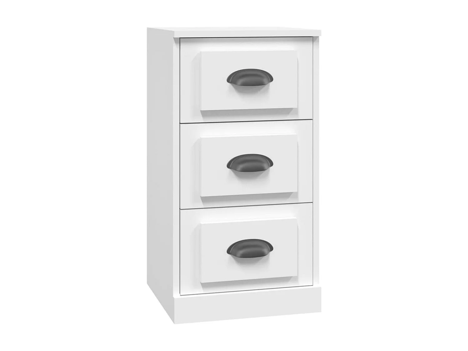 Aparadores 3 pcs madeira processada branco