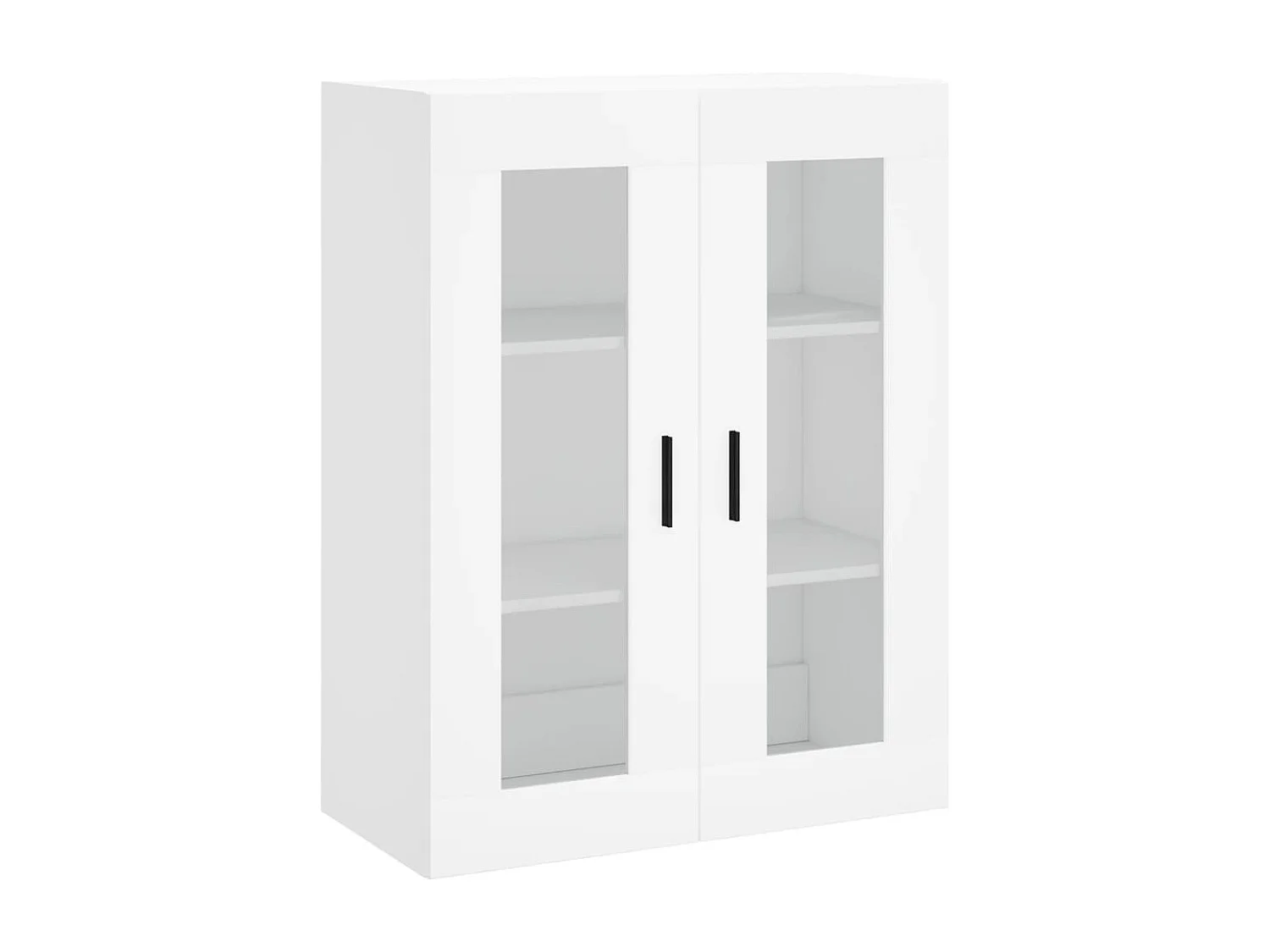 Highboard Weiß 69,5x34x180 cm Holzwerkstoff