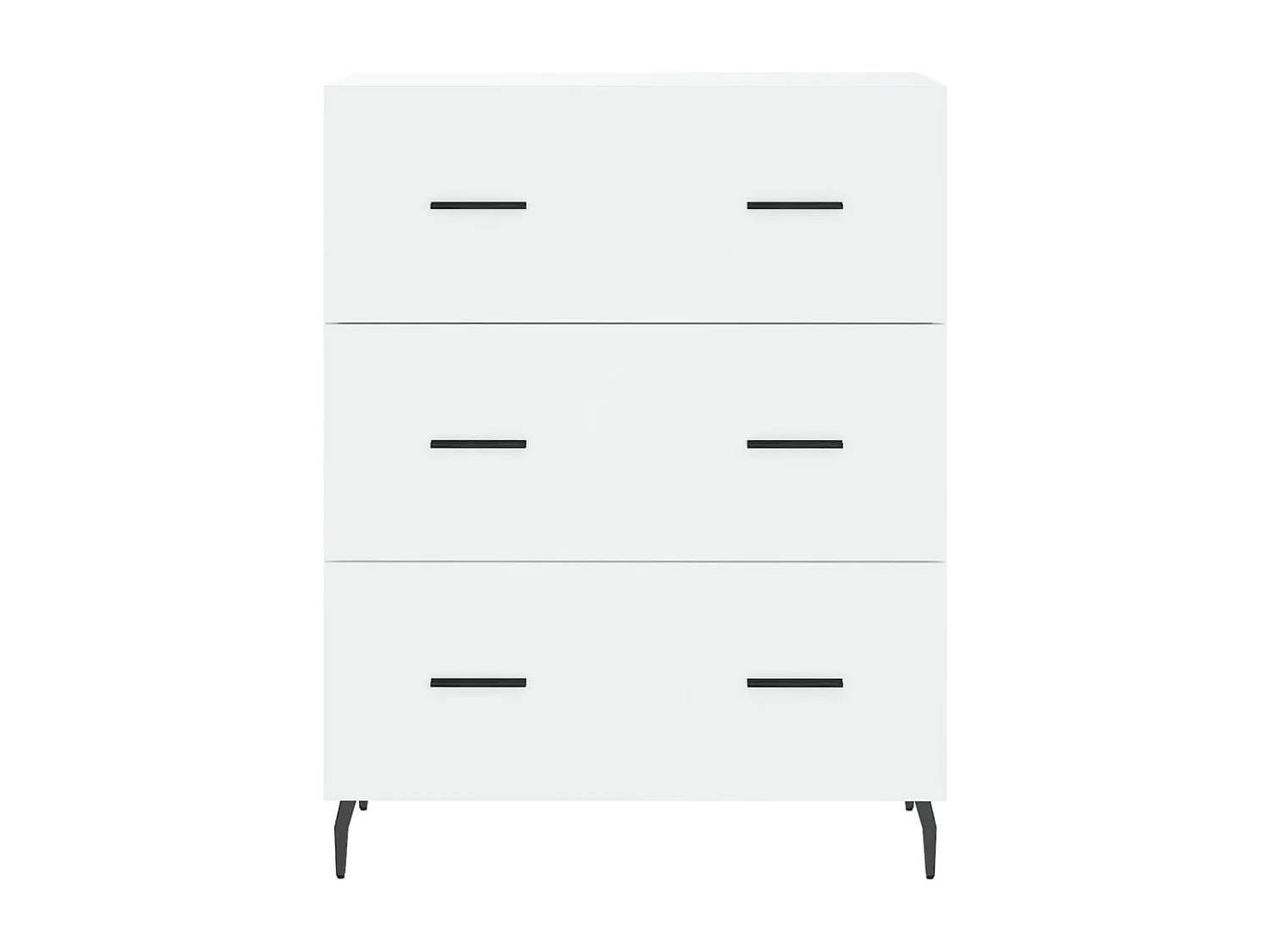 Highboard Weiß 69,5x34x180 cm Holzwerkstoff