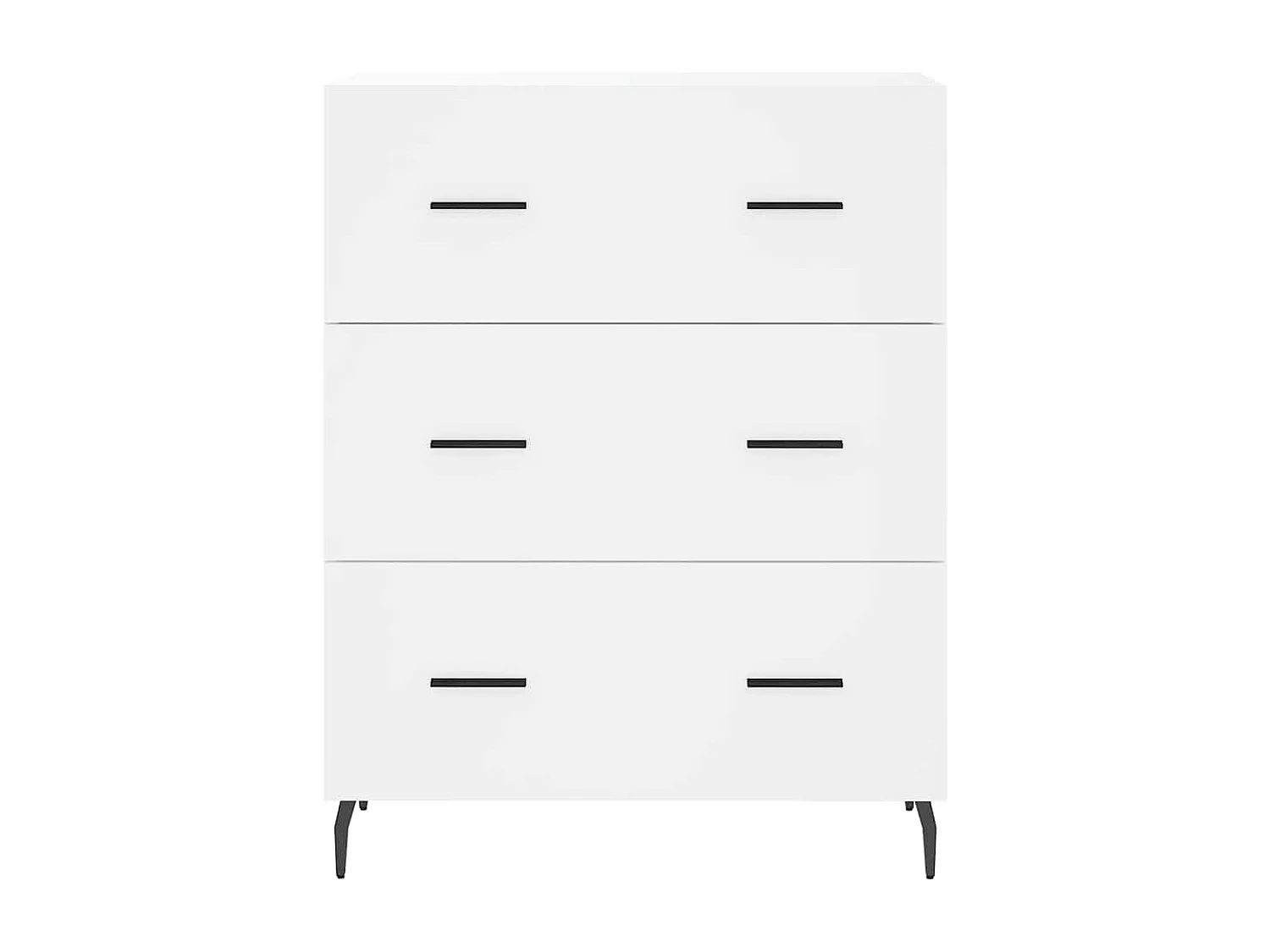 Buffet haut Blanc 69,5x34x180 cm Bois d'ingénierie